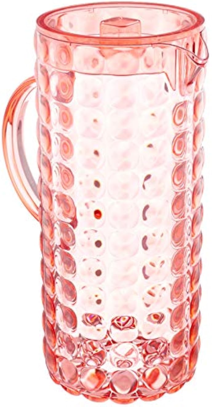 إبريق أكريليك من أغفا مع غطاء، سعة 2 لتر - برتقالي